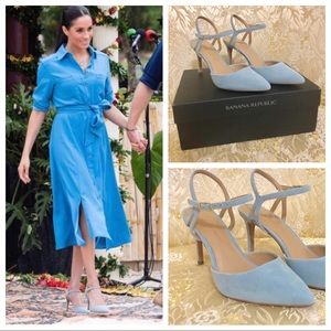 Meghan Markle Banana Republic Madison Pump Blue
